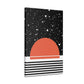 Black Sun and Sky Canvas Print