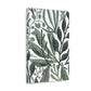 Greenery on White Canvas Print