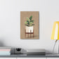 Potted Peace Lily Canvas Print