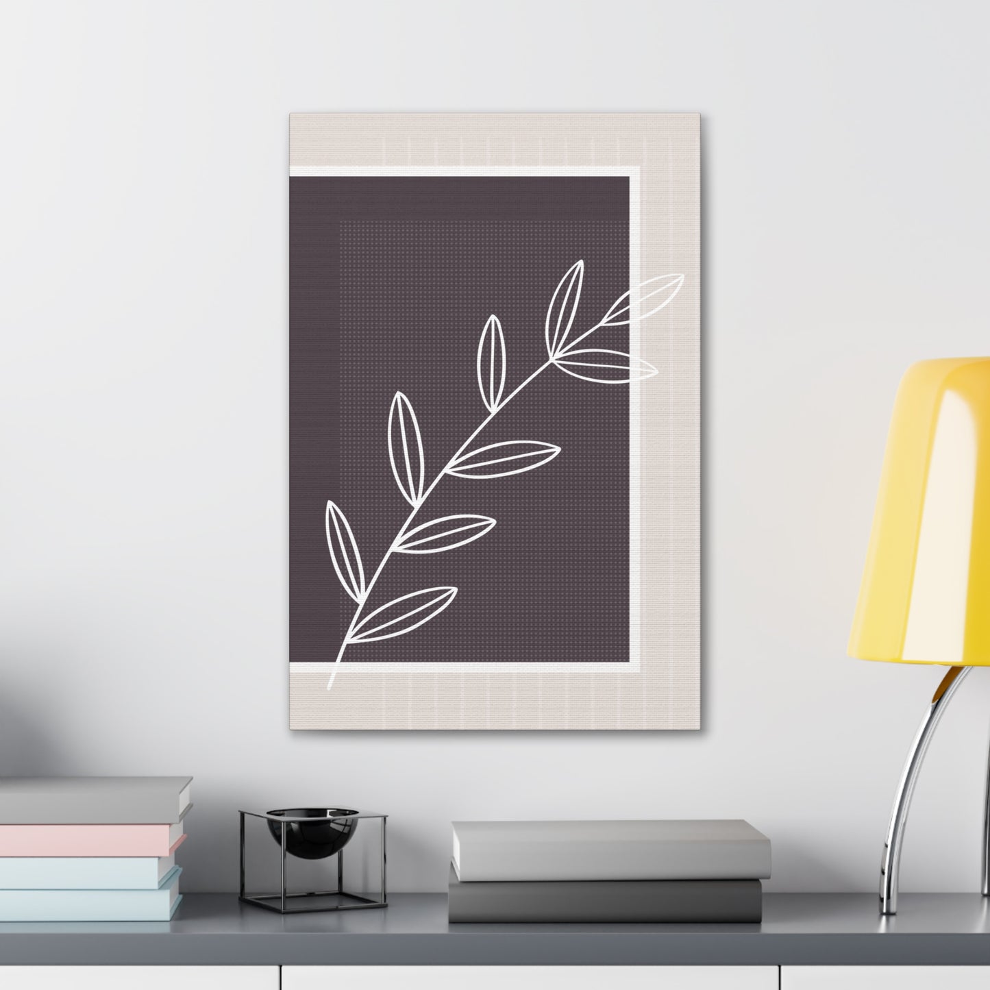 Botanical Brown 1 Canvas Print