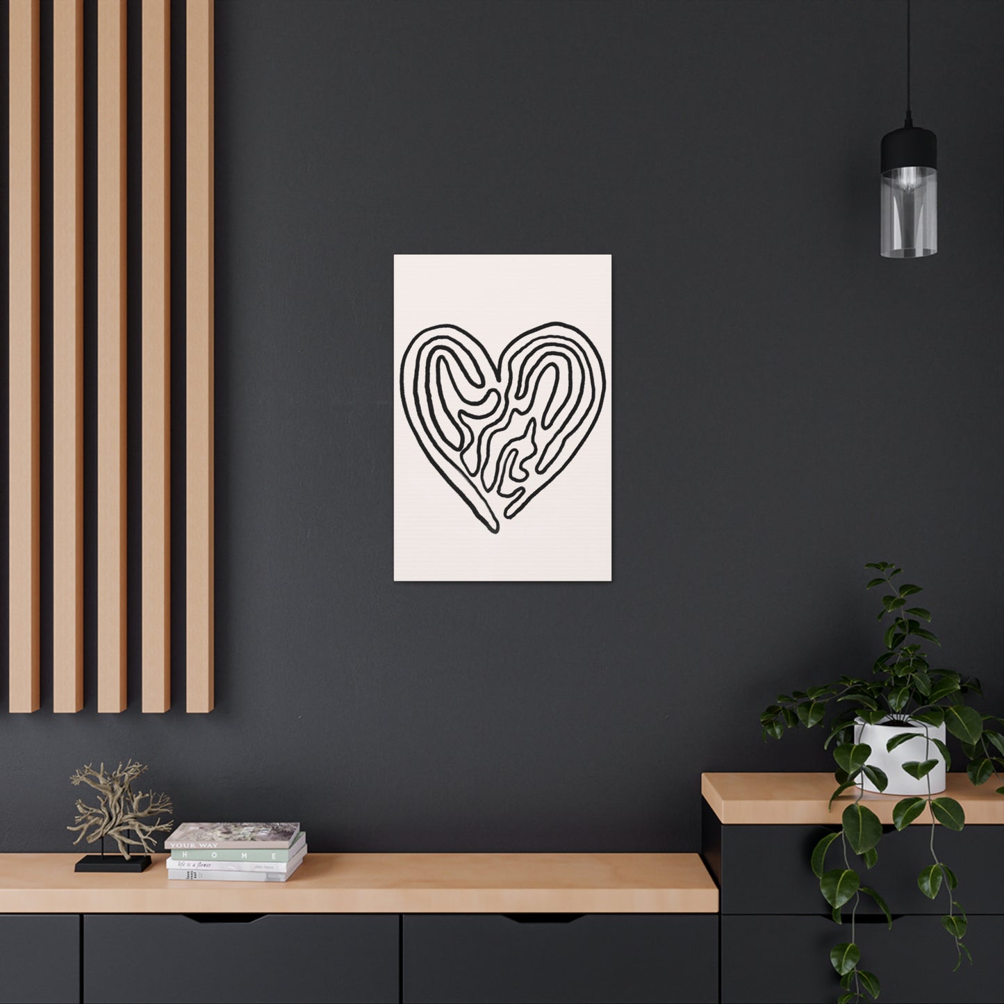 Path of the Heart Canvas Print