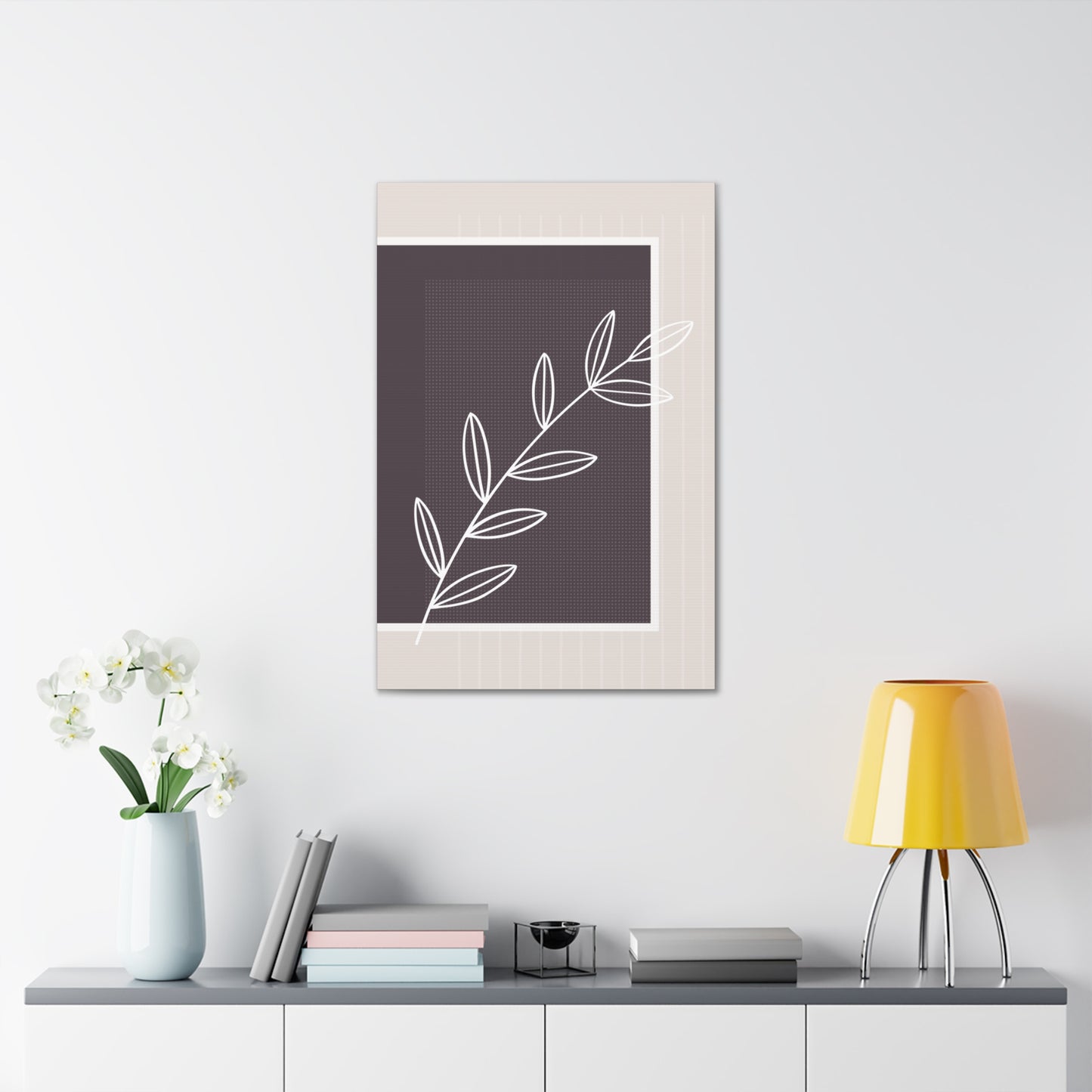 Botanical Brown 1 Canvas Print