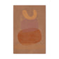Pebble Stack in Orange Canvas Print