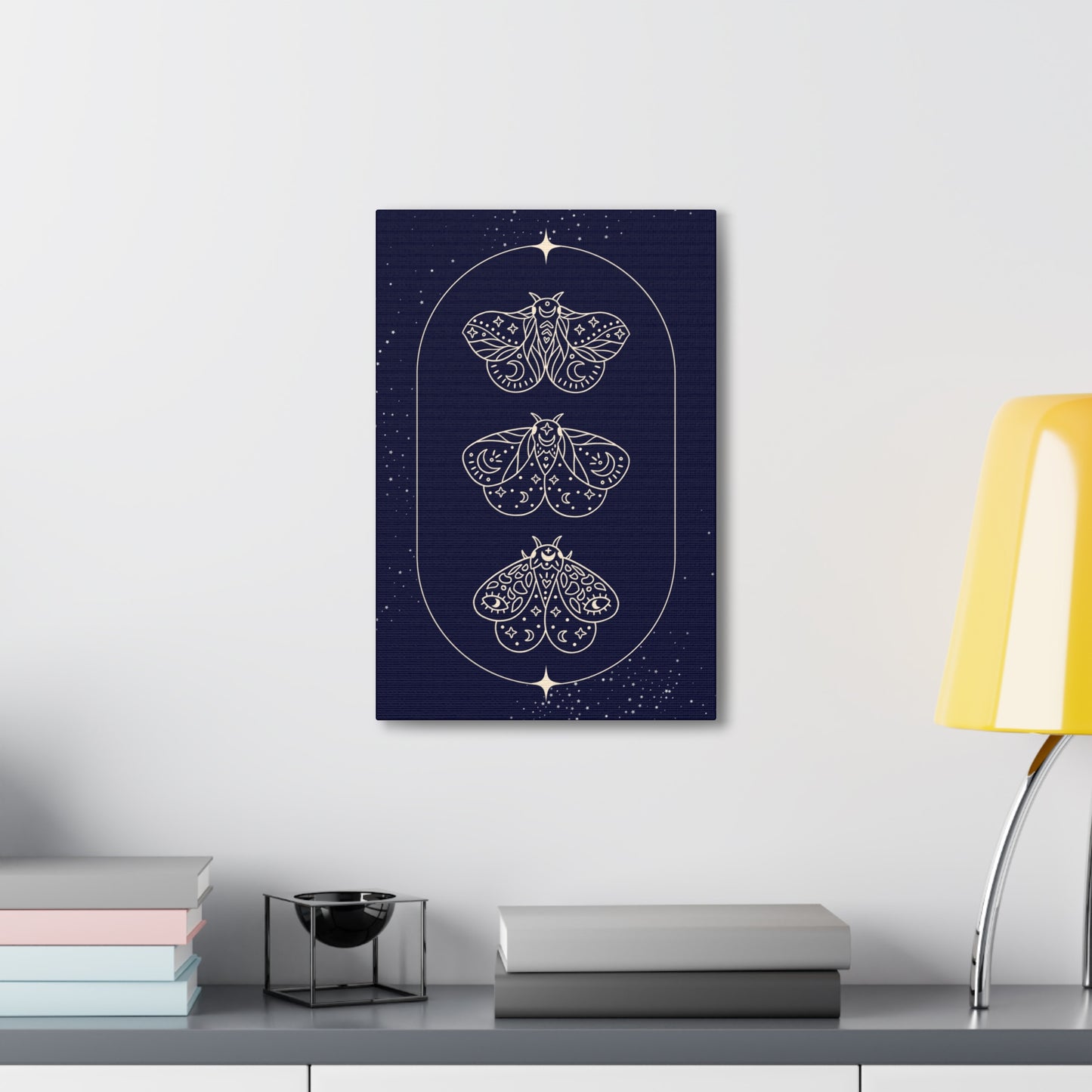 Midnight Moths Canvas Print