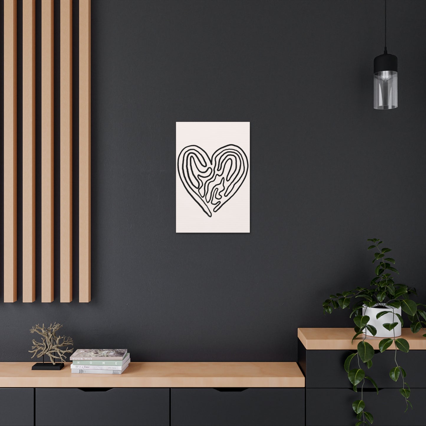 Path of the Heart Canvas Print