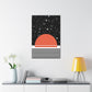 Black Sun and Sky Canvas Print