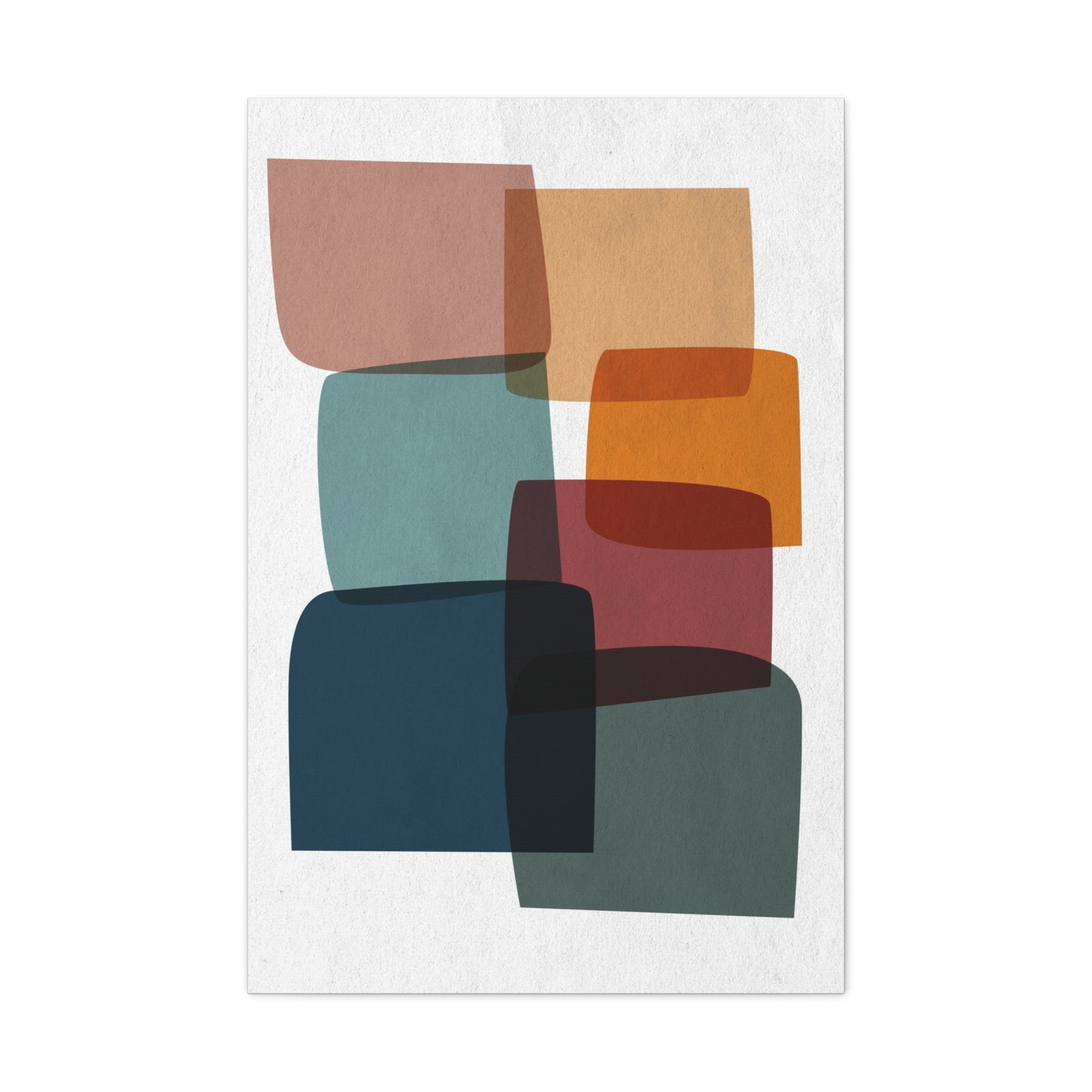 Cubist Curiosity Canvas Print