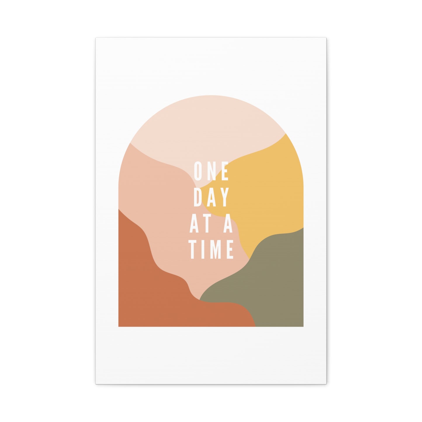 One Day At A Time Canvas Print