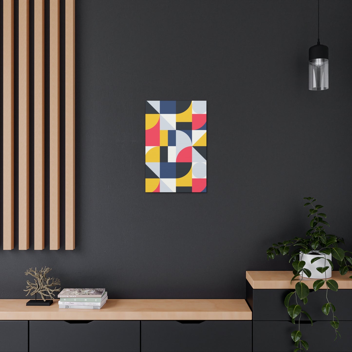 Bauhaus Balance Canvas Print