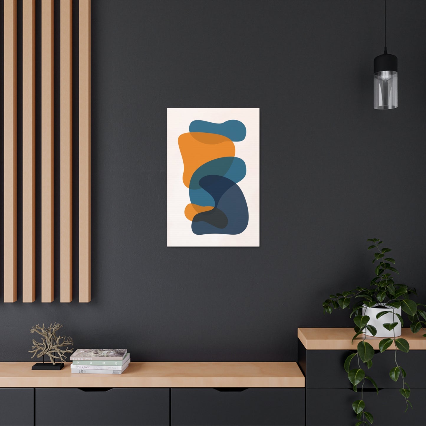 Soft Shapes 1 Canvas Print