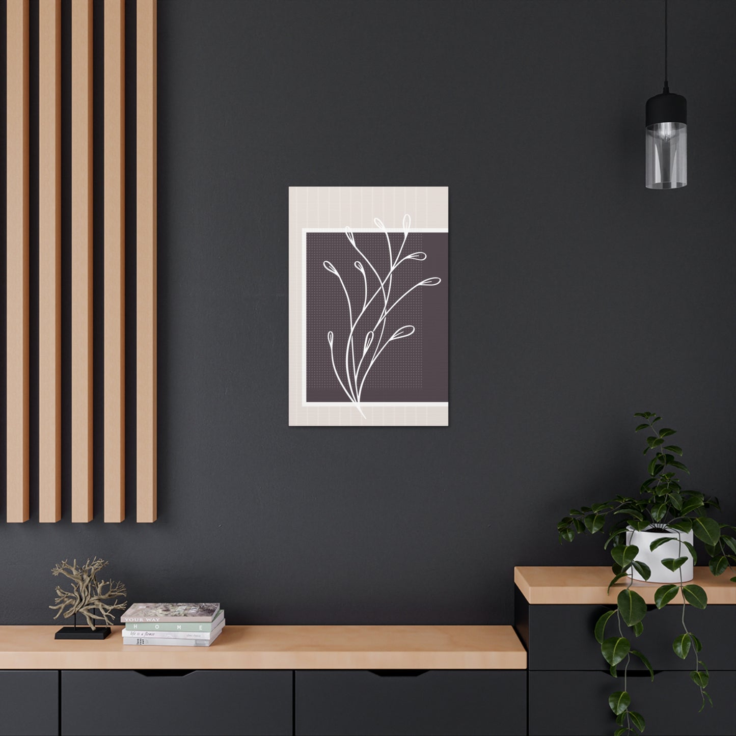 Botanical Brown 2 Canvas Print