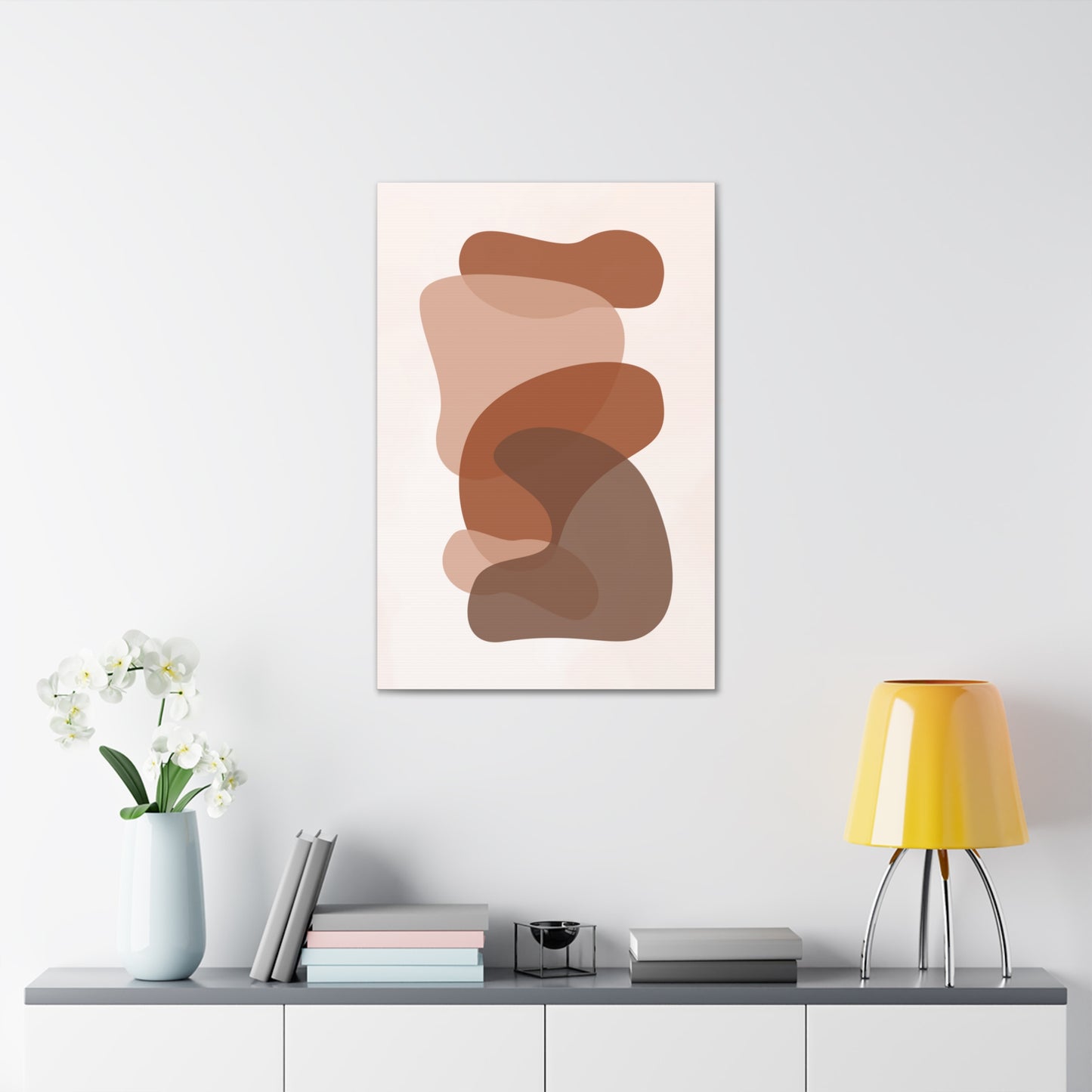 Soft Shapes 4 Canvas Print