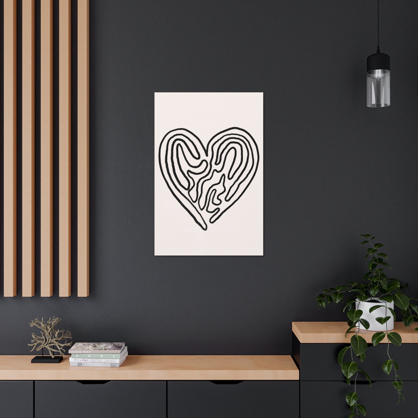 Path of the Heart Canvas Print