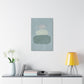 Pebble Stack in Blue Canvas Print