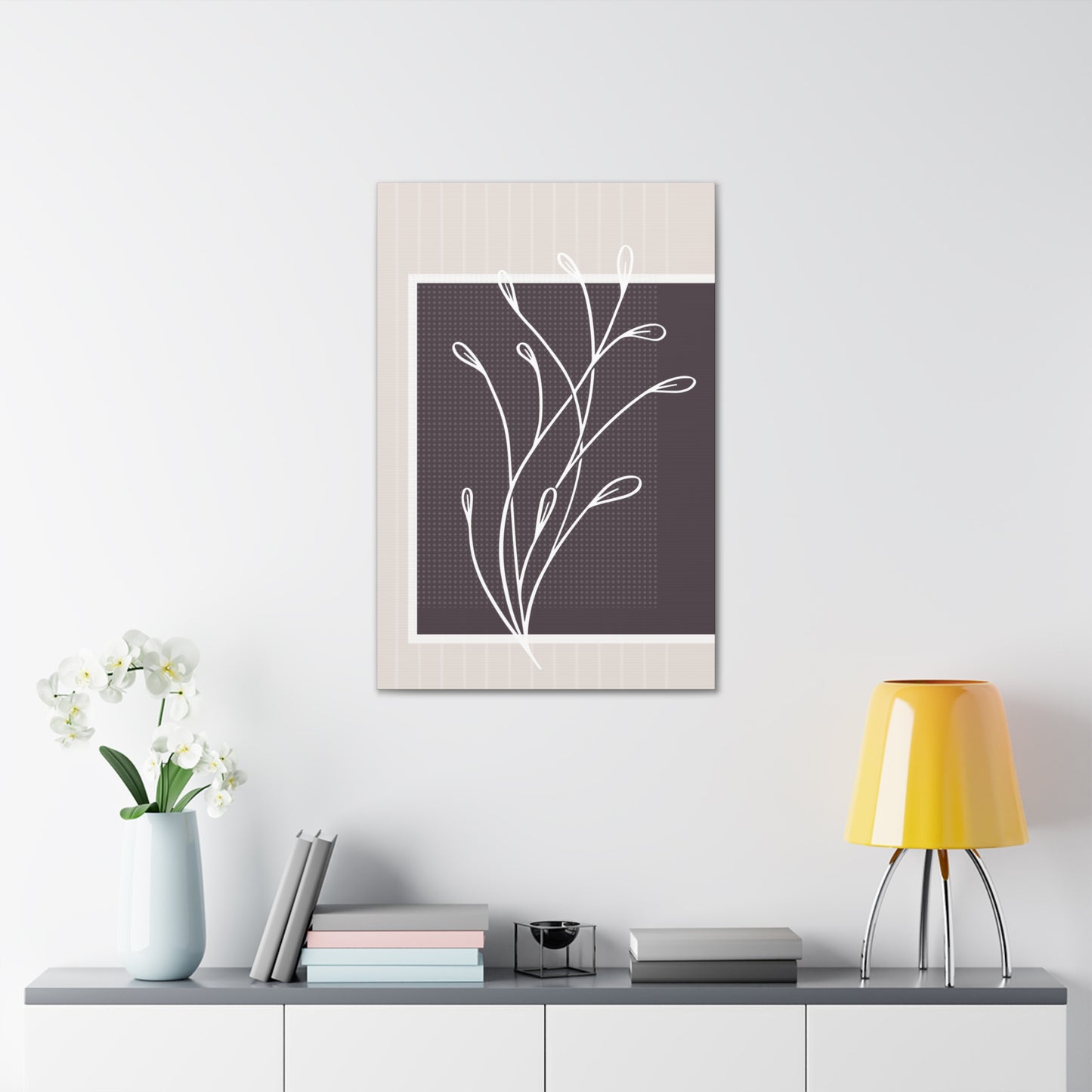 Botanical Brown 2 Canvas Print