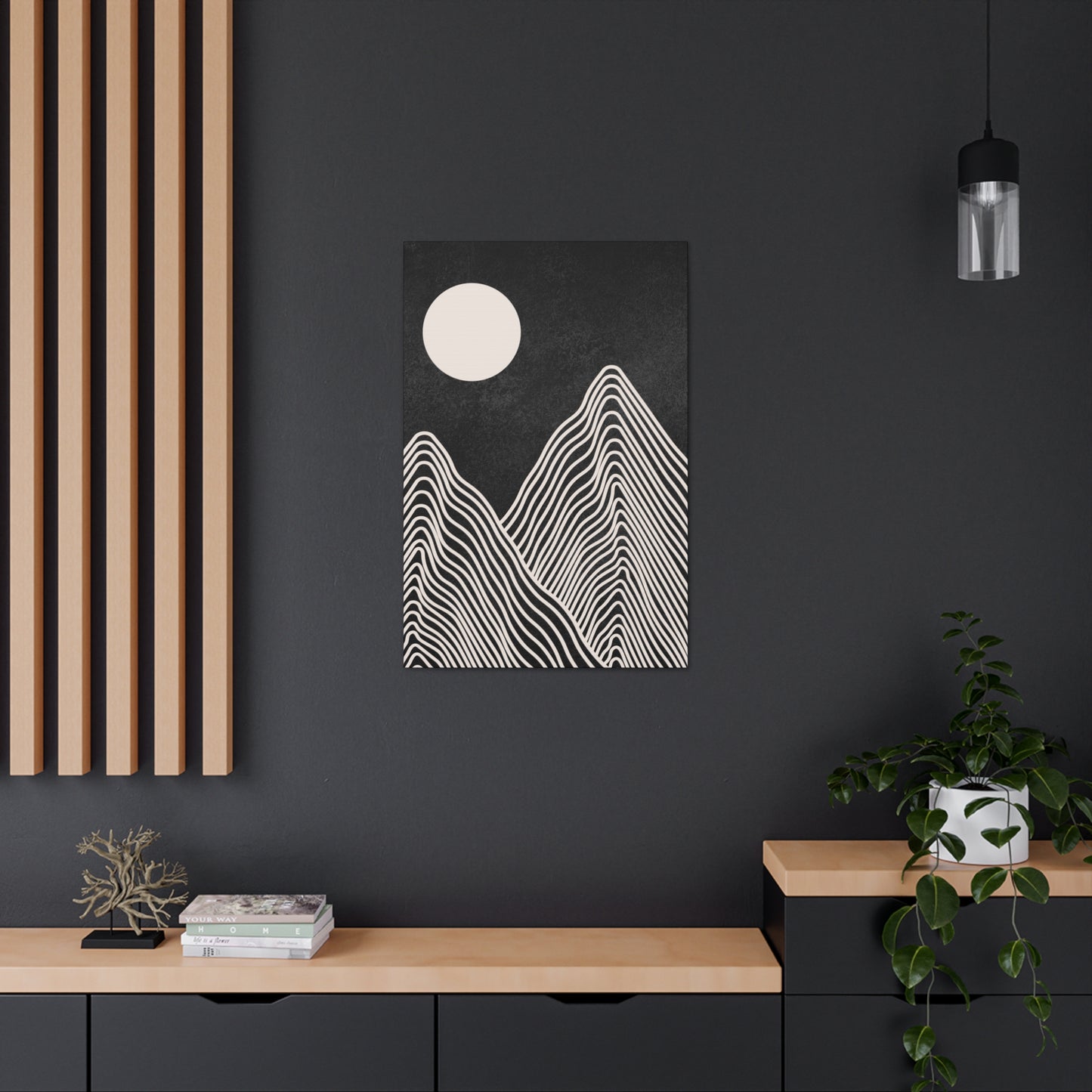 Twilight Peaks 2 Canvas Print