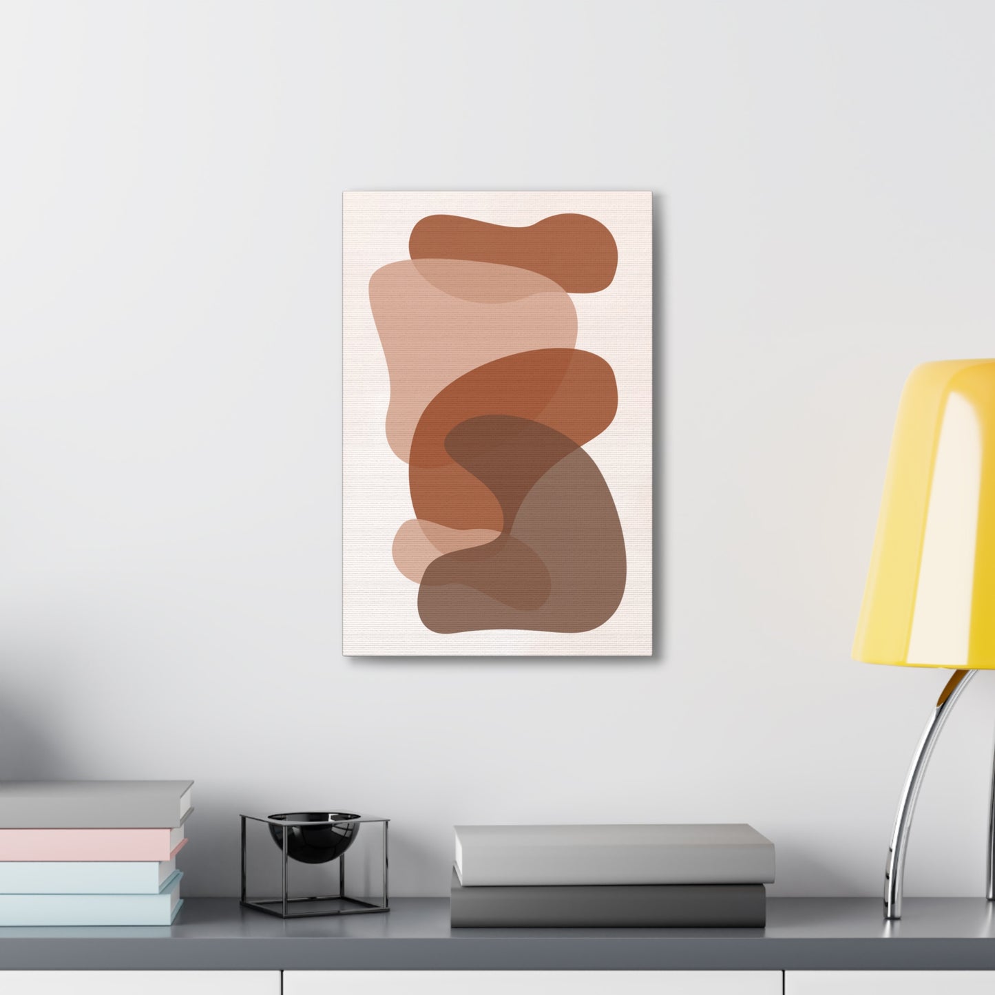 Soft Shapes 4 Canvas Print