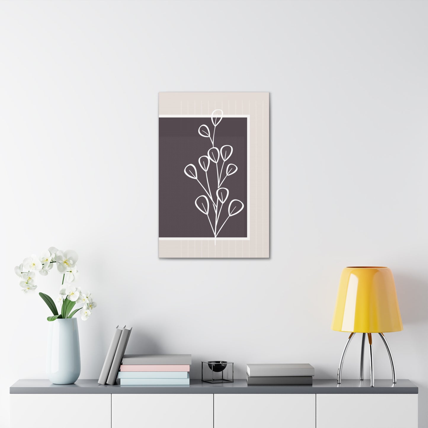 Botanical Brown 3 Canvas Print