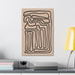 Lineal Loop Canvas Print
