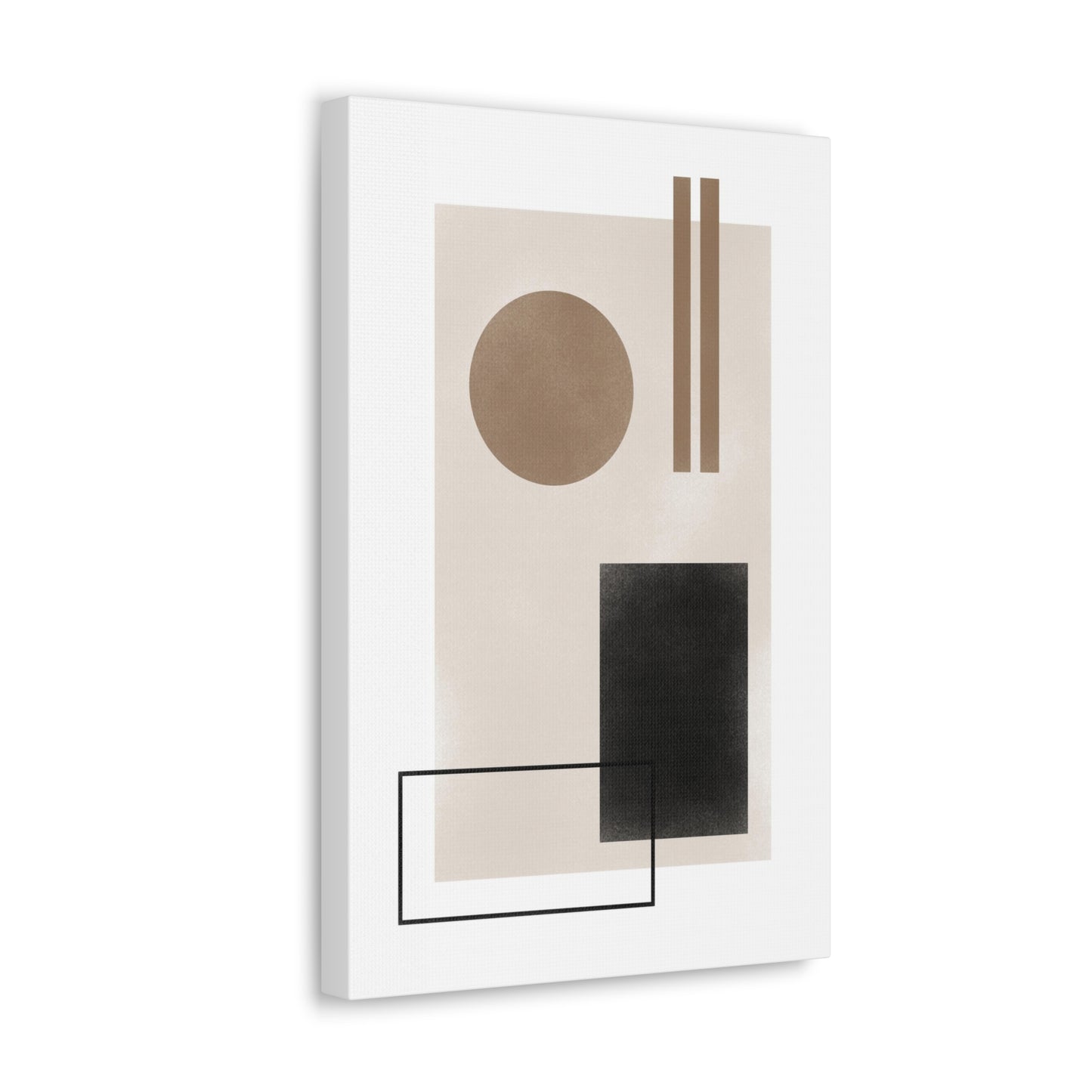 Beige Balance Canvas Print