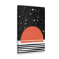 Black Sun and Sky Canvas Print