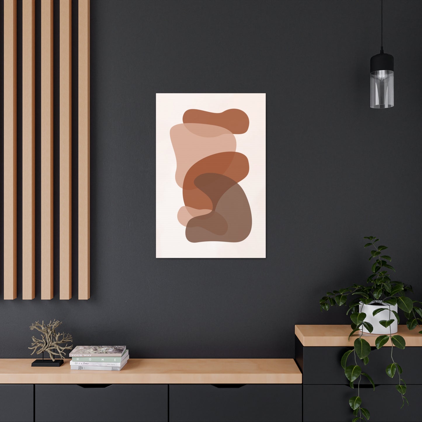 Soft Shapes 4 Canvas Print