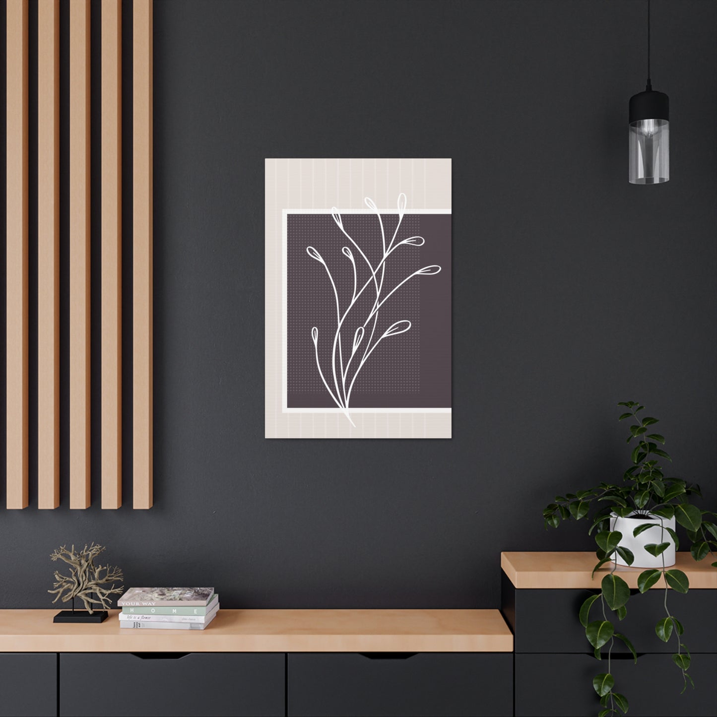 Botanical Brown 2 Canvas Print