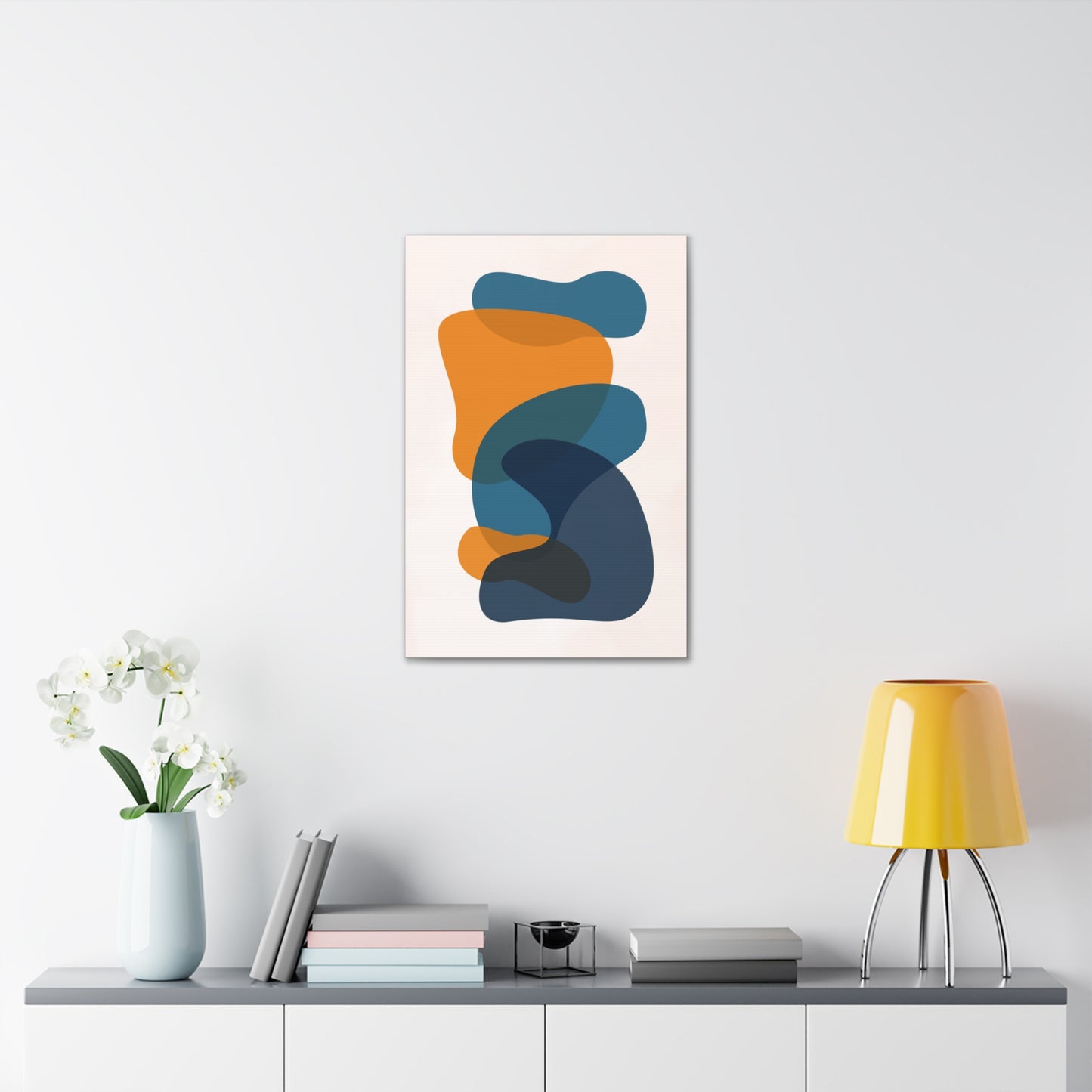 Soft Shapes 1 Canvas Print