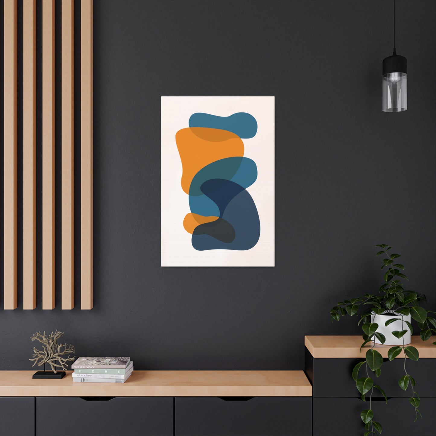 Soft Shapes 1 Canvas Print