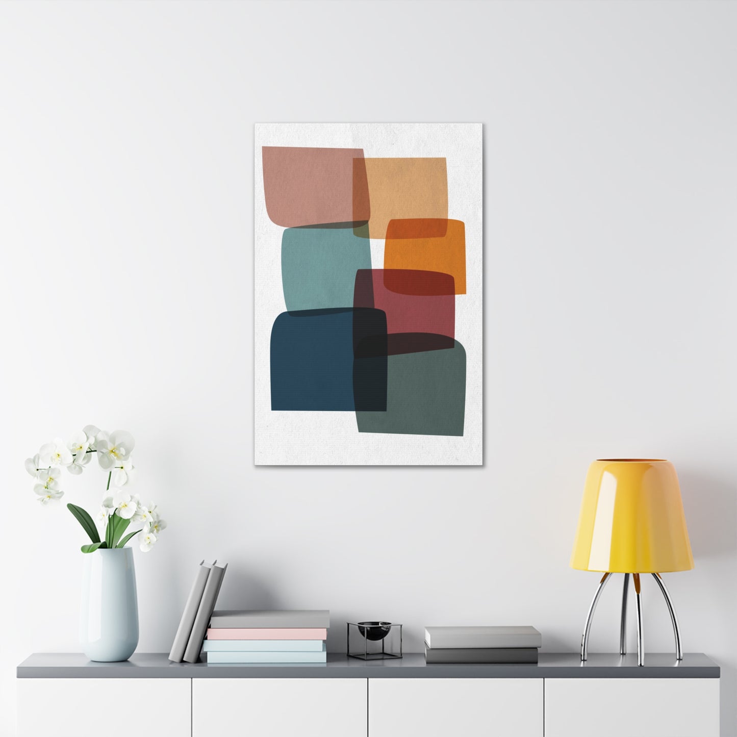 Cubist Curiosity Canvas Print