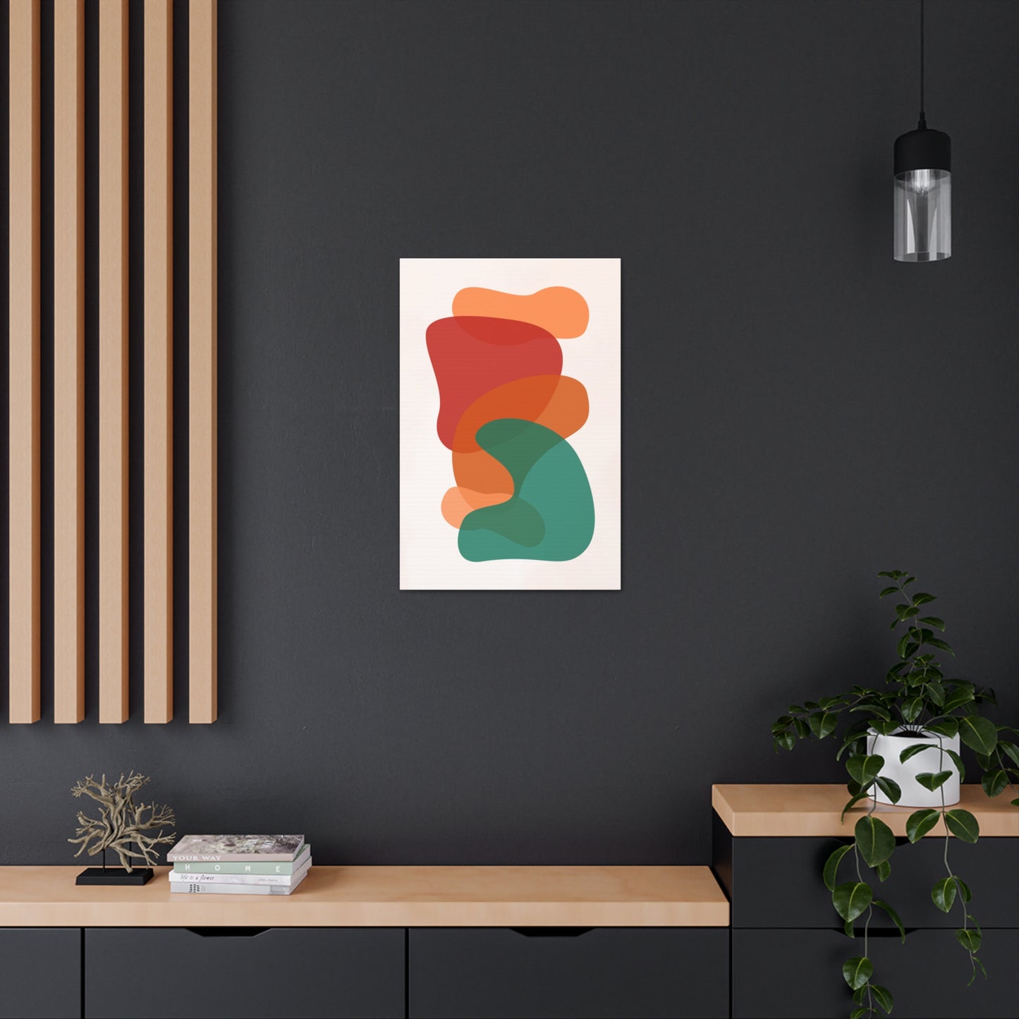 Soft Shapes 2 Canvas Print