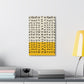 Boomerang Beat Canvas Print