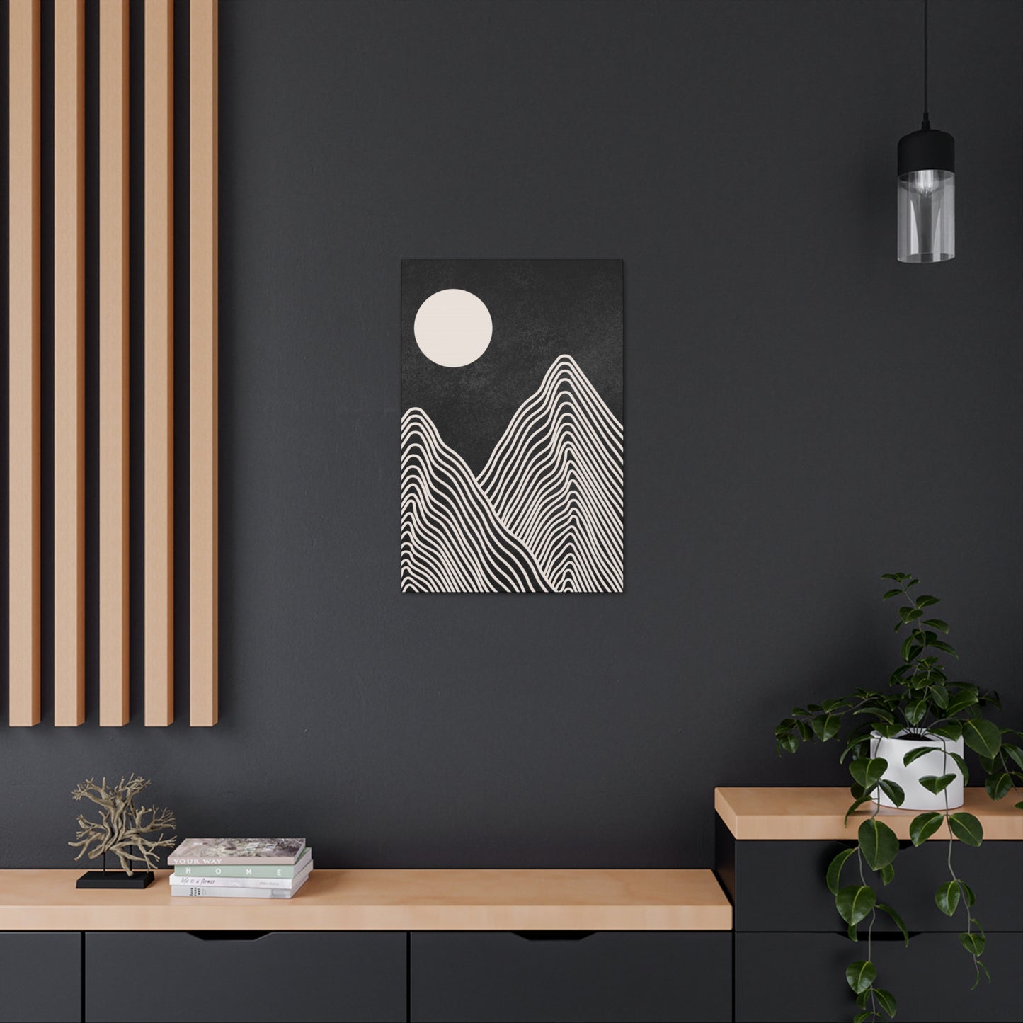 Twilight Peaks 2 Canvas Print