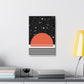 Black Sun and Sky Canvas Print