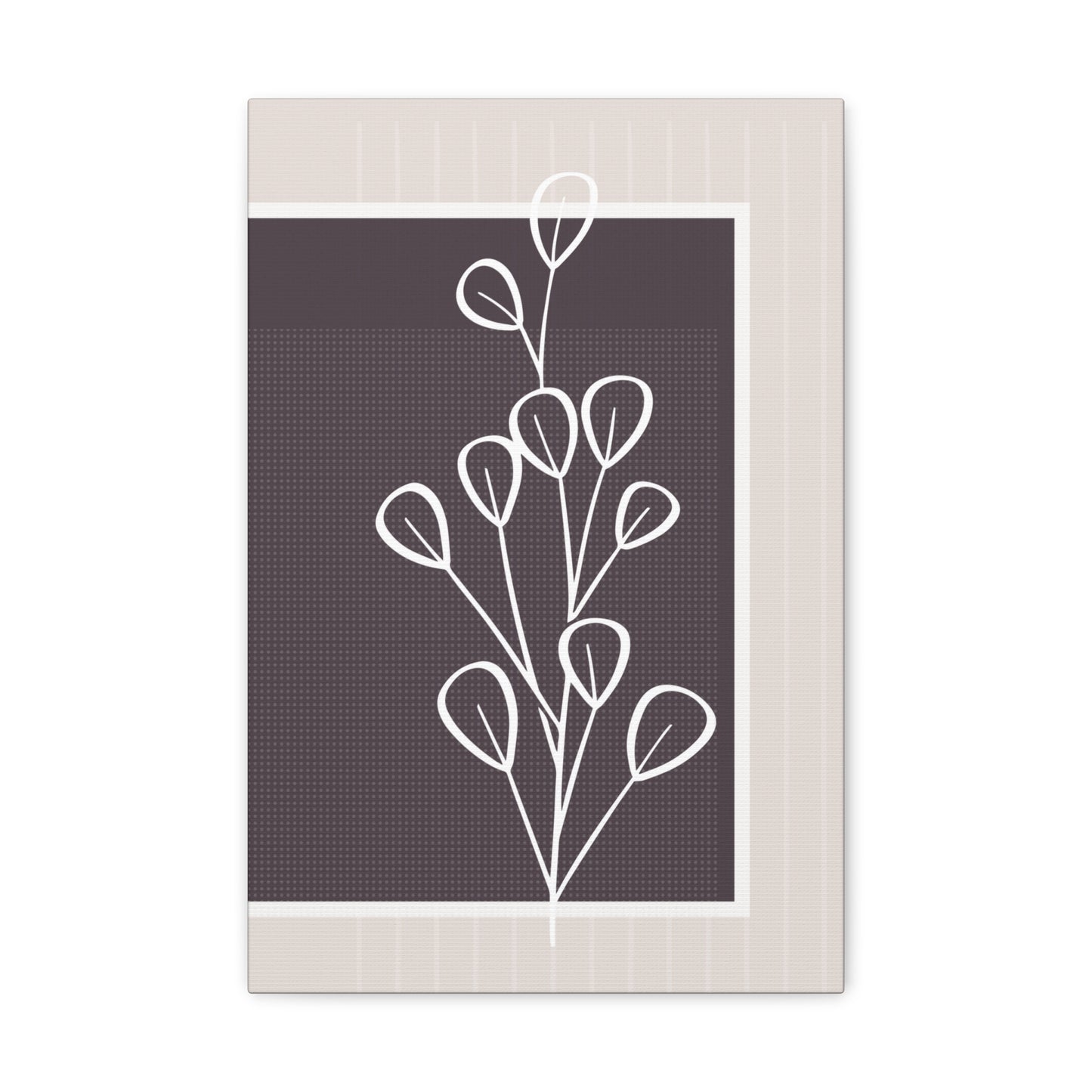 Botanical Brown 3 Canvas Print