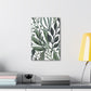 Greenery on White Canvas Print
