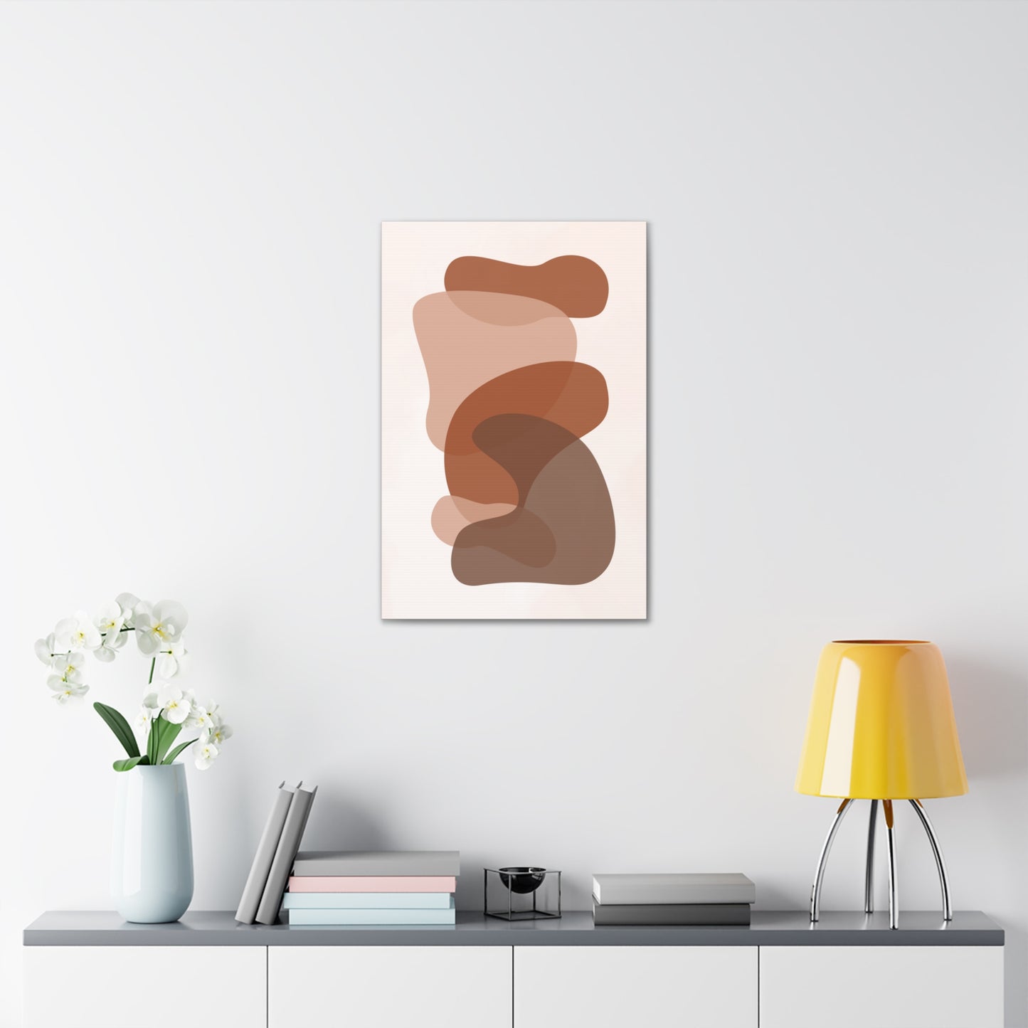 Soft Shapes 4 Canvas Print