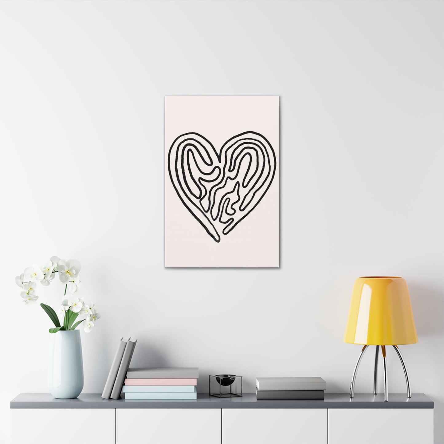 Path of the Heart Canvas Print