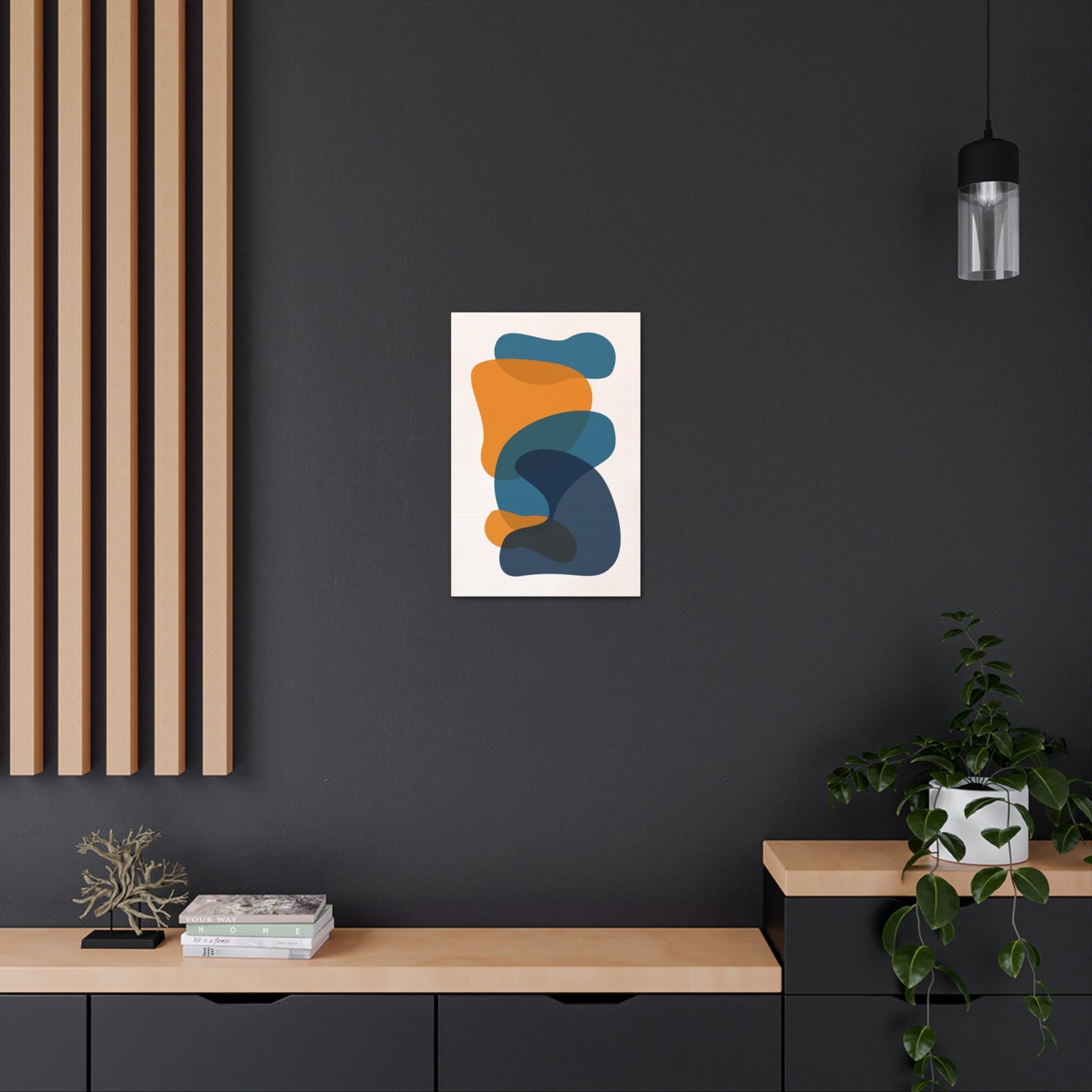 Soft Shapes 1 Canvas Print