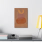 Pebble Stack in Orange Canvas Print