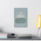 Pebble Stack in Blue Canvas Print