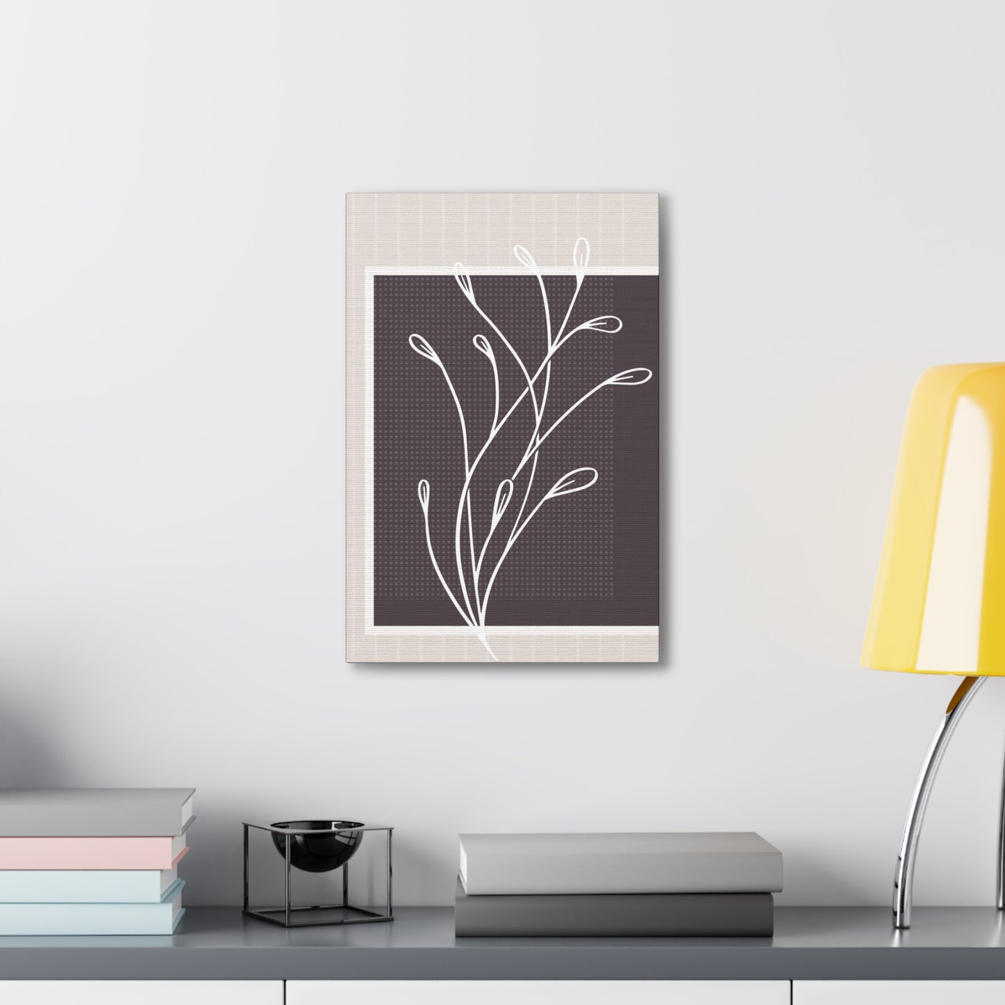 Botanical Brown 2 Canvas Print