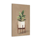 Potted Peace Lily Canvas Print