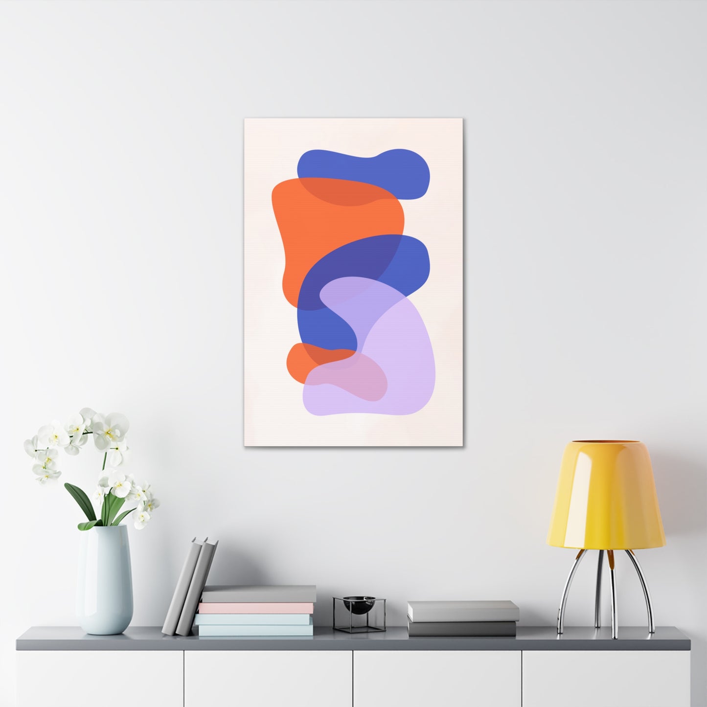 Soft Shapes 3 Canvas Print