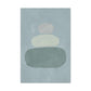 Pebble Stack in Blue Canvas Print
