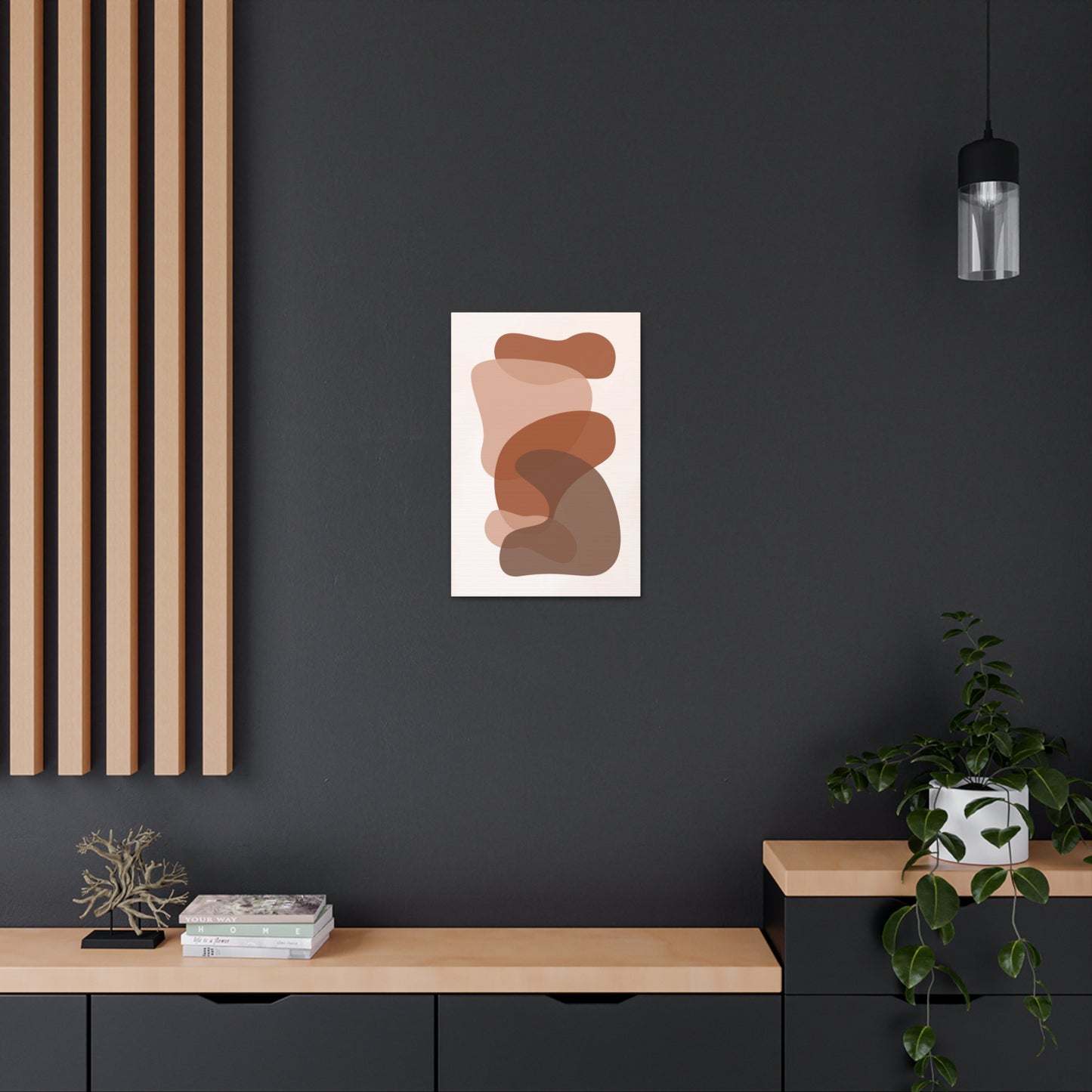 Soft Shapes 4 Canvas Print